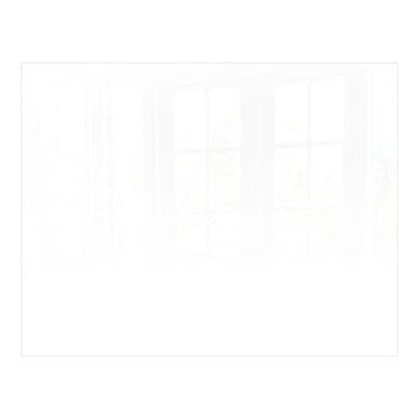 Decorative Glass Wall Tile (898 X 700 X 6mm) White RAL9010