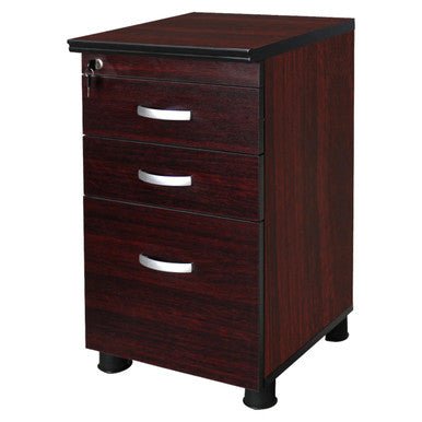 Desk Height Pedestal; Two Drawers; Deep File; Pen & Pencil Tray; Central Locking.