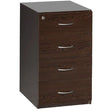 Desk High Pedestal, 4 Drawer in Wenge Melawood