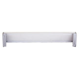 67 Brand Desk Name Plate Sign Frame, 280 x 50 mm, in Silver Colour, Featuring Plastic End Caps, a Free-Standing Single-Sided Custom Display with a Sleek Design, Perfect for Professional Settings.