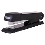 Desktop Large Steel Stapler 210*(24/6 26/6) Black 20 Pages, Modern Black and Silver Stapler for Office Use.