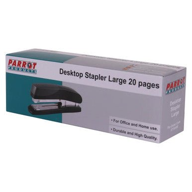 Desktop Stapler Plastic Large 210*(24/6 26/6) Black 20 Pages