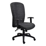 Diva High-back Office Chair by Office Stock South Africa, a Dark Grey Ergonomic Chair with Black Accents and Adjustable Armrests, Ideal for Comfort and Style, Where You Can Buy Office Chair South Africa.