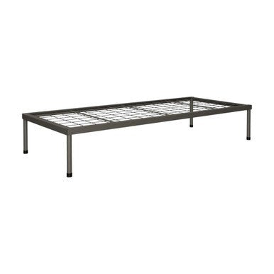 Divan Single Steel Bed 1900L x 760D x 325mm High (Welded Mesh 50 x 50mm with No Head and Foot Rest)