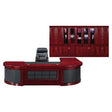Dominion Executive Office Desk – Mahogany Veneer