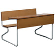 Double Combination School Desk in Supawood 1200mm Wide