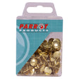 Drawing Pins Brass (Boxed Pack 100)