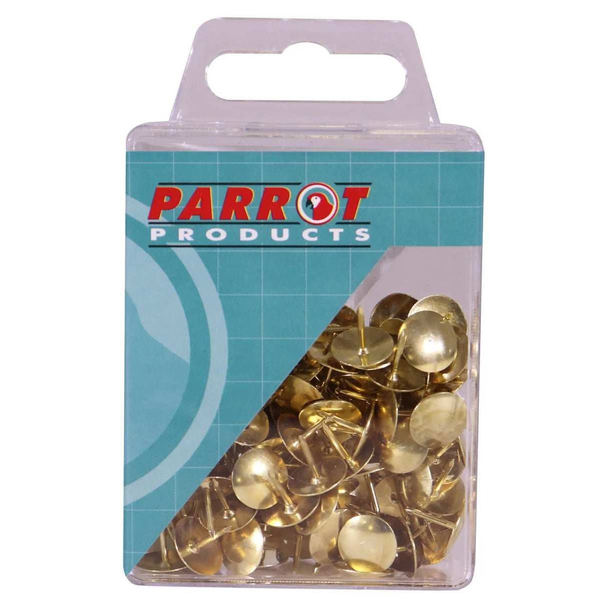 Drawing Pins Brass (Boxed Pack 100)