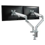 Dual Monitor Clamp Bracket with Gas Spring Arm