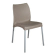 Easy Seat Cappuccino Armless Indoor & Outdoor Dining Chair