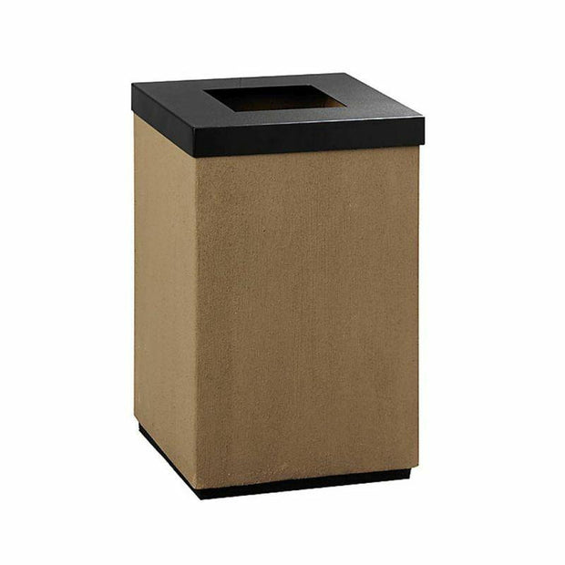 Eco Fibre Square Recycle Litter Bin Litter Bins [Office Stock]