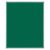 Educational Board Magnetic Chalkboard (1220 × 920 – Grey Squares – Side Panel – Option A)