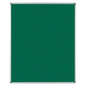 Educational Board Magnetic Chalkboard (1220 × 920 – Grey Squares – Side Panel – Option A)