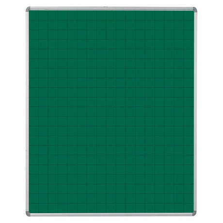 Educational Board Magnetic Chalkboard (1220 × 920 – Grey Squares – Side Panel – Option A)