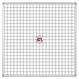 Educational Board Magnetic Whiteboard (1220 × 1220 – White Squares. Side Panel – Option A)