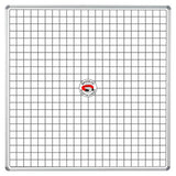 Educational Board Magnetic Whiteboard (1220 × 1220 – White Squares. Side Panel – Option A)