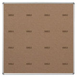 Educational Board Magnetic Whiteboard (1220 × 1220 – White Squares. Side Panel – Option A)