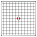Educational Board Magnetic Whiteboard (1220*1220 - White Squares. Side Panel - Option A)
