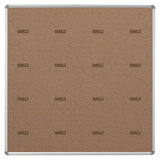 Educational Board Magnetic Whiteboard (1220 x 1220 - White Squares. Side Panel - Option a)