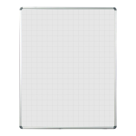 Educational Board Magnetic Whiteboard (1220 × 910 – Grey Squares – 1 Side)
