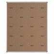 Educational Board Magnetic Whiteboard (1220 × 920 – Grey Squares – Side Panel – Option A)
