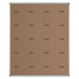Educational Board Magnetic Whiteboard (1220 × 920 – Grey Squares – Side Panel – Option A)