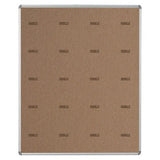 Educational Board Magnetic Whiteboard (1220 × 920 – Grey Squares – Side Panel – Option A)