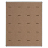 Educational Board Magnetic Whiteboard (1220 × 920 – White Lines – Side Panel – Option A)