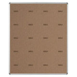 Educational Board Magnetic Whiteboard (1220 × 920 – White Lines – Side Panel – Option A)