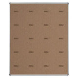 Educational Board Magnetic Whiteboard (1220 × 920 – White Squares – Side Panel – Option A)