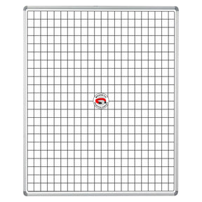 Educational Board Magnetic Whiteboard (1220 × 920 – White Squares – Side Panel – Option A)