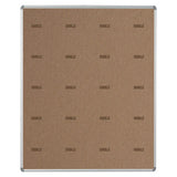 Educational Board Magnetic Whiteboard (1220 x 920 - White Squares - Side Panel - Option a)