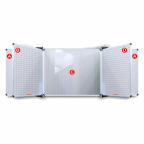 Educational Board Magnetic Whiteboard (2420 × 1220 – Centre Panel – Option C)
