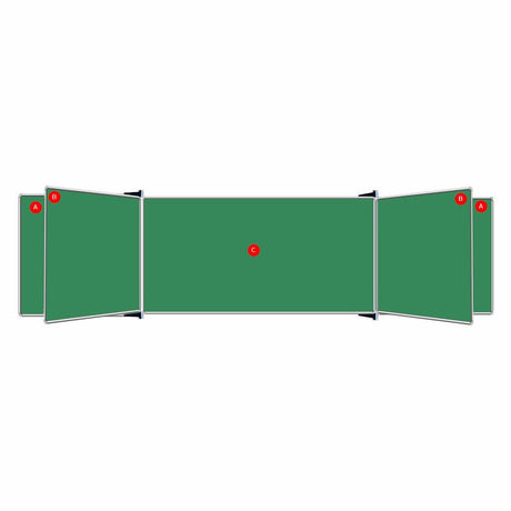 Educational Board Non-Magnetic Chalkboard (1220 × 1220 – Side Panel – Option A)