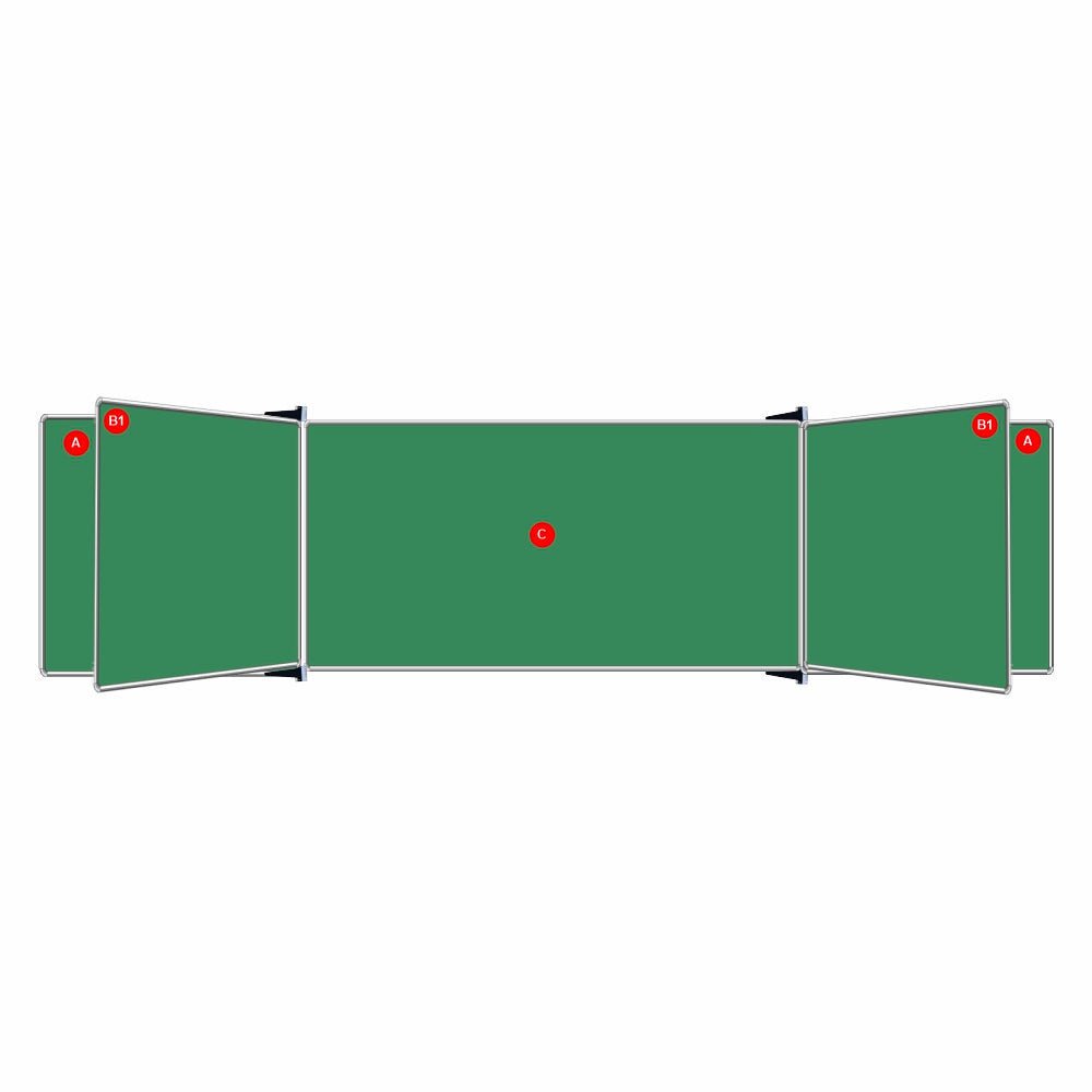 Educational Board Non-Magnetic Chalkboard (1220 × 920 – Side Panel – Option A)