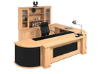 Embassy Executive Desk in Veneer Wood