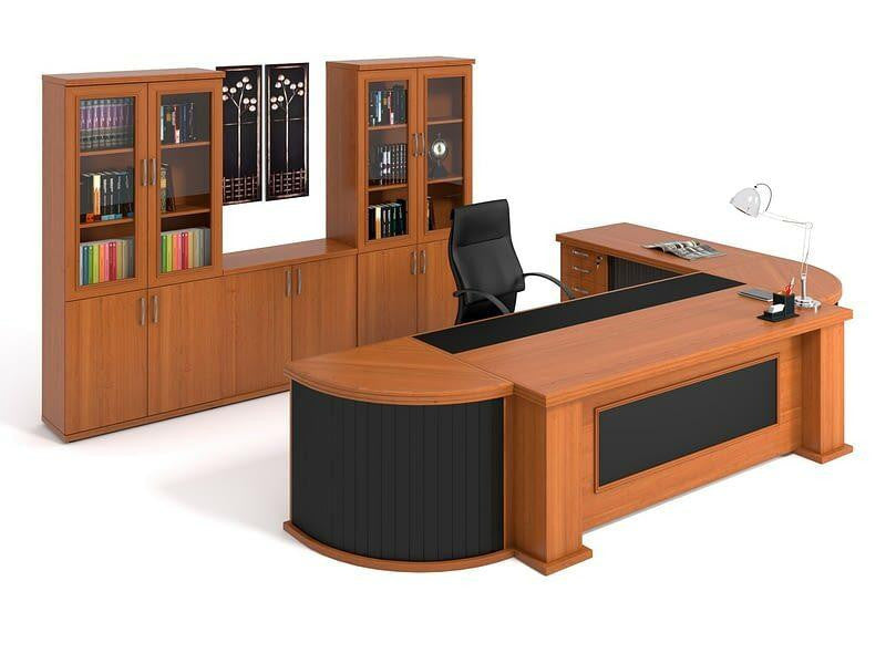 Embassy Executive Desk in Veneer Wood