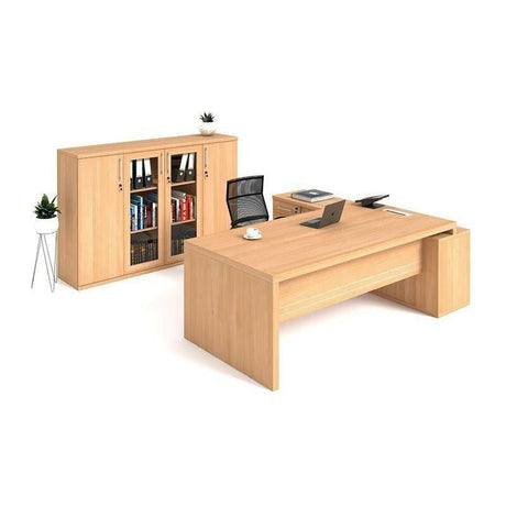 Excellence – 50 Executive Desk in Veneer Wood