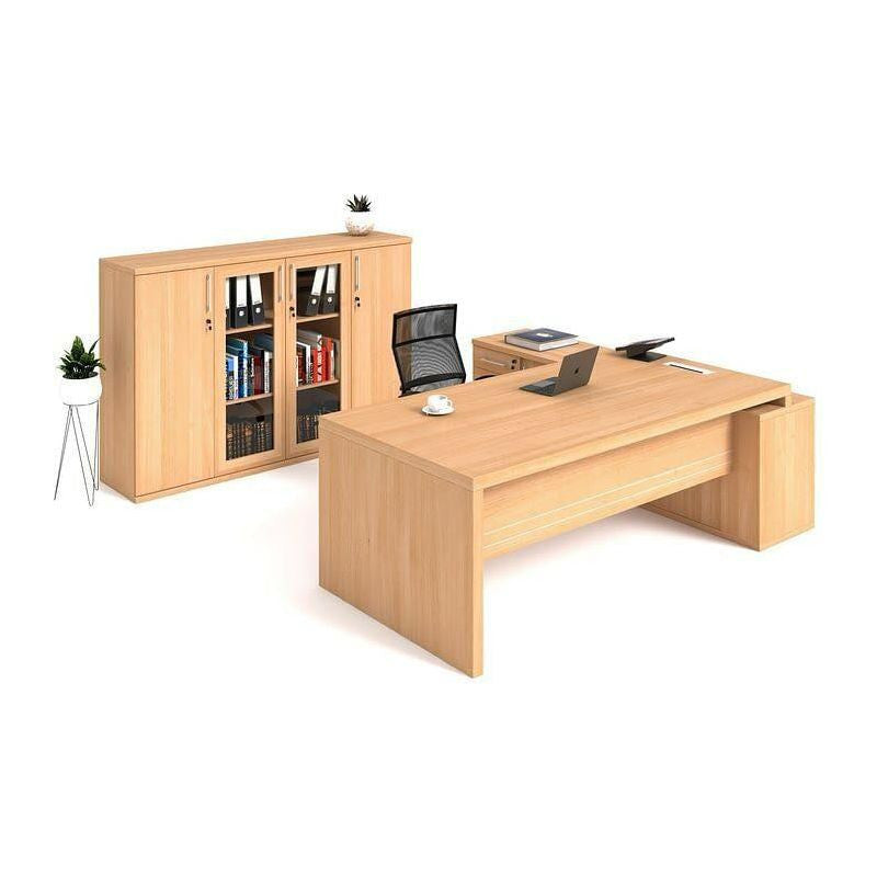 Excellence - 50 Executive Desk in Veneer Wood