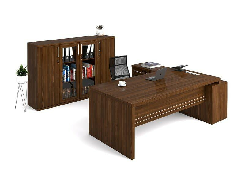 Excellence-50 Executive Desk in Veneer Wood