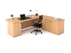 Execuline Executive Desk in Veneer Wood