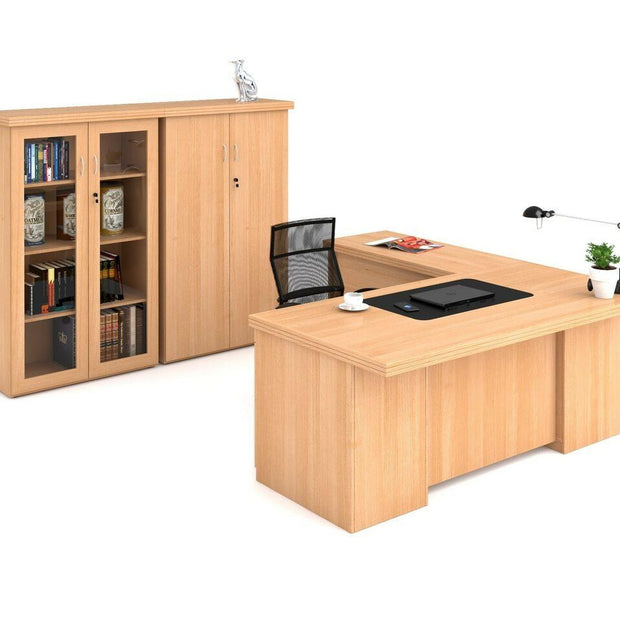 Execuline Executive Desk in Veneer Wood