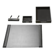 Executive Leather Desk Set – BLACK