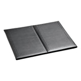 Executive Leather Fold-Over Pad – BLACK