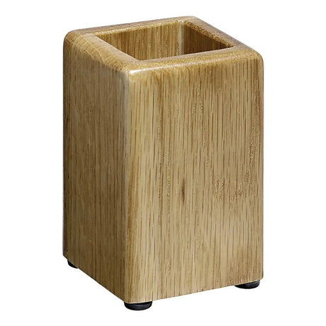 Executive Solid Wood Pencil Cup