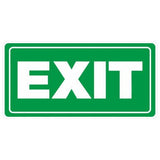 Exit Symbolic Sign – Printed on White ACP (150 x 300mm)