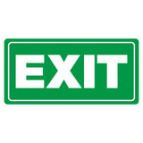 Exit Symbolic Sign - Printed on White ACP (150 x 300mm)