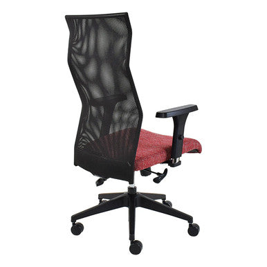 Exodus High-back Office Chair with Y800 Adjustable Three Positional Arm Rear Side View | Office Chairs | Office Stock