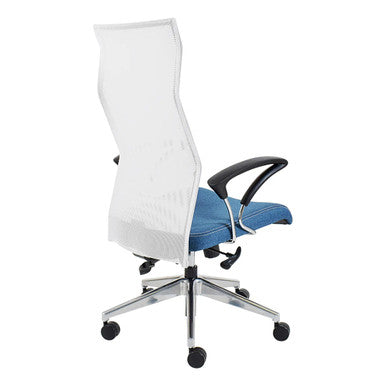 Exodus High-back Office Chair with Y75 T-Shape Polyurethane Arm Rear Side View | Office Chairs | Office Stock