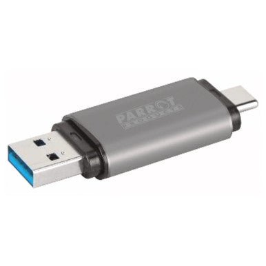 External Storage USB 3 Type A + USB C 64GB Flash Drive